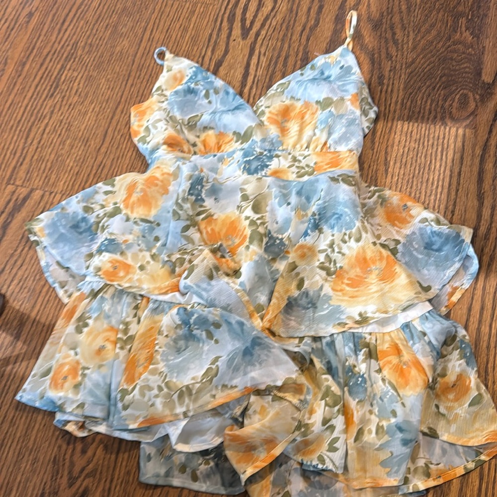 Tie back floral sundress